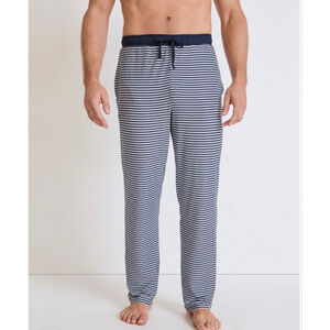 Men's Jockey Ultra Soft Cooling Sleep Pant XL Blue White Striped